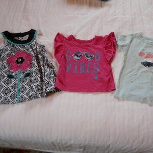 Lot Girls Shirts , Body Glove, Gap, Kids Headquarters - Size 4